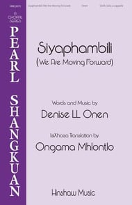 Siyaphambili SSAA choral sheet music cover Thumbnail